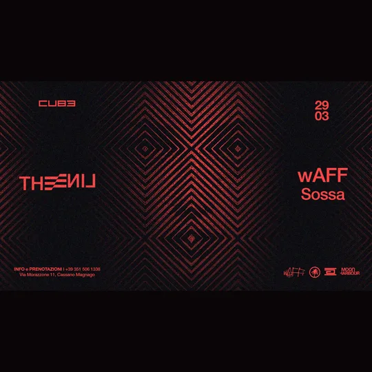 THE LINE flyer, 29 March 2024 with wAFF and Sossa